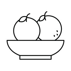 Food line icons