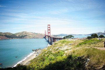 Fototapeta na wymiar Golden Gate, San Francisco, CA