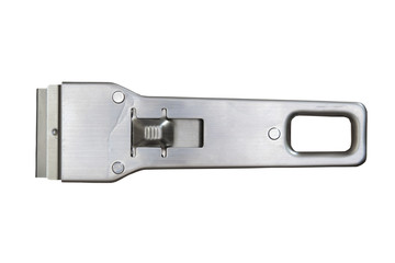 scraper isolated on white background,metal scraper for cleaning the surface of the electric ceramic...