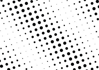 Abstract halftone dotted background. Futuristic grunge pattern, dot and circles.  Vector modern optical pop art texture for posters, sites, business cards, cover, postcards, labels, stickers layout.