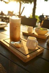 cappuccino ice coffee milk