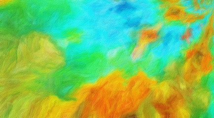 Abstract contemporary background. Watercolor texture pattern. Oil painting style. Stock. Digital design impressionism artwork. Hand drawn artistic. Art for sale. Warm colors. Paper or canvas print.