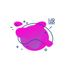 Modern abstract vector banner set. Flat geometric liquid form with various colors. Modern vector template, Template for the design of a logo, flyer or presentation. EPS 10