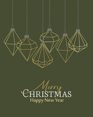 Diamond Christmas balls