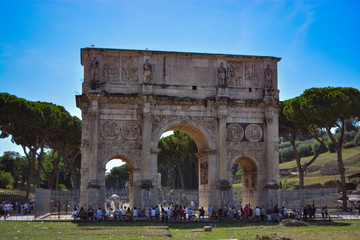 Arch of Constantine in Rome. Italy, Europe