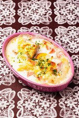 卵のポテトグラタン