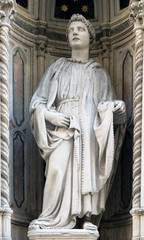Fototapeta na wymiar Saint Philip by Nanni di Banco, Orsanmichele Church in Florence, Tuscany, Italy