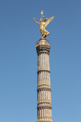 Fototapeta na wymiar The Victory Column monument in Berlin, Germany