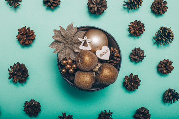 Christmas detail. Christmas decoration. New years. Happy day. Gifts. Gift. 