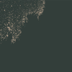 Texture painted dark green walls, background for website design, postcard design, vector.