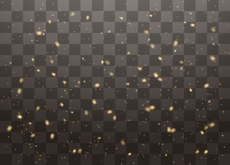 Snowflakes, snow background. Christmas snow for the new year. Vector illustration.