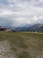 aerial view of a village