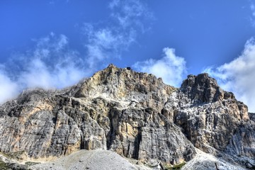 Passo di Falzarego, Falzarego, Falzaregopass, Seilbahn, Lagazuoi-Seilbahn, Tofana, Kapelle, Kirche,...