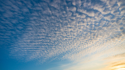 blue sky landscape with clouds