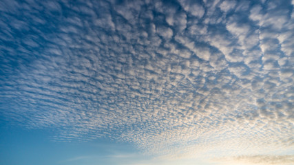 blue sky landscape with clouds