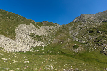 Landscape of Begovitsa River Valley, Pirin Mountain, Bulgaria