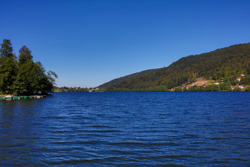 the Gerardmer lake in France