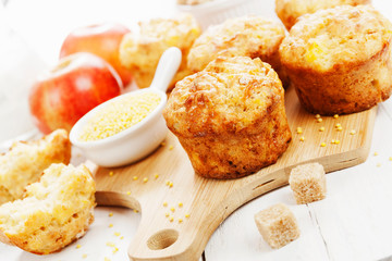 Millet muffins with apple