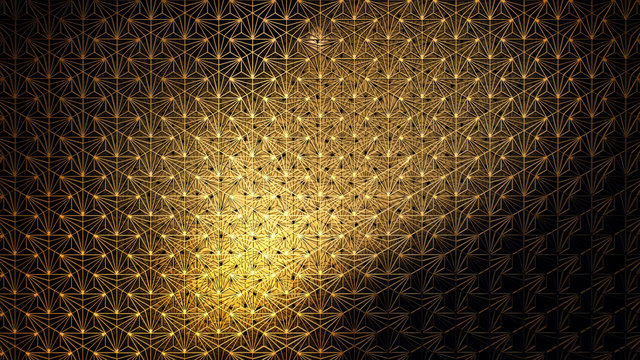 3D illustration Background for advertising and wallpaper in art deco and fashion party scene. 3D rendering in decorative concept.