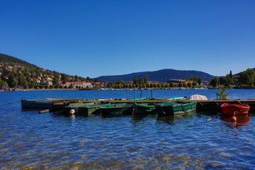 the Gerardmer lake in France