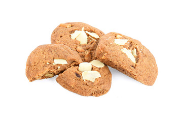 Cookies isolated on white background