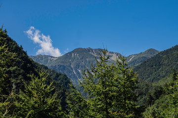 Obraz premium 南アルプスの山々