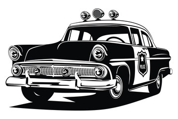 Obraz na płótnie Canvas Classic vintage retro car design