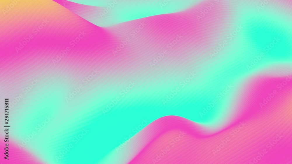 Poster looped animation. abstract colorful wavy background in bright rainbow colors. modern colorful wallpa