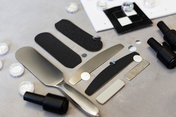 Set of tools for manicure