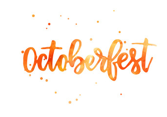 Octoberfest lettering