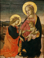 Meister von San Miniato: Verlobung der heiligen Katharina © zatletic