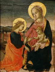 Meister von San Miniato: Verlobung der heiligen Katharina © zatletic