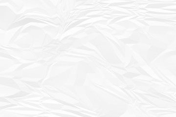 crumpled white paper background close up