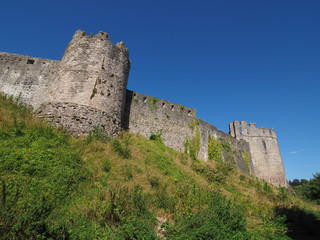 Obraz premium Chepstow Castle ruins in Chepstow