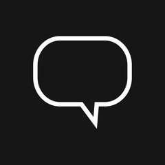 Naklejka premium Speech bubble icons on background. Vector illustration.