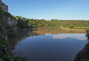 Obraz premium Chepstow Castle ruins in Chepstow