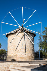 Fototapeta na wymiar Windmill in Alacati,