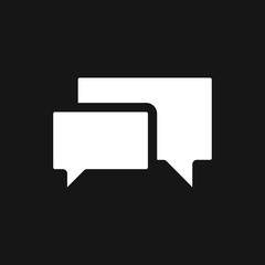 Fototapeta premium Speech bubble icons on background. Vector illustration.