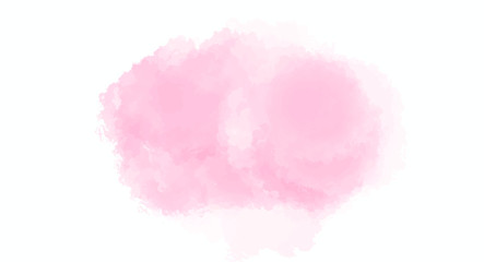 Pink watercolor background for your design, watercolor background concept, vector.