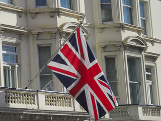 Obraz na płótnie Canvas flag of the United Kingdom (UK) aka Union Jack