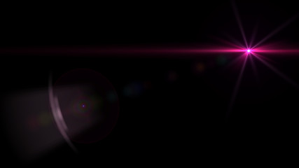 Abstract lights optical lens flares.