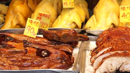 Traditional style Chinese bbq meat