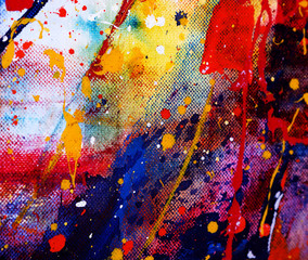Hand draw colorful watercolor abstract background.