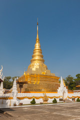 Fototapeta premium Phra That Chae Haeng Temple is a favourite destination in Nan province, Thailand