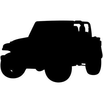 Jeep Silhouette Vector