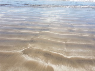 Silberstrand Gran Canaria metallisch schimmernder Wellenschlag