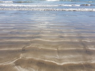 Silberstrand Gran Canaria metallisch schimmernder Wellenschlag