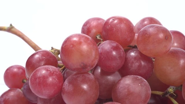 Racimo de uvas rojas