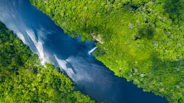Amazon river in Brazil 