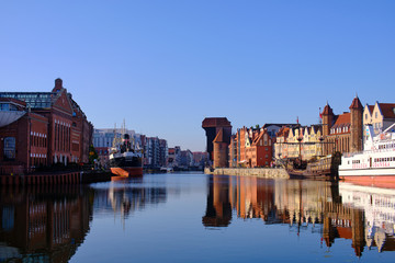 Old Crane - Impressions from Gdańsk (Danzig in German) a port city on the Baltic coast of Poland